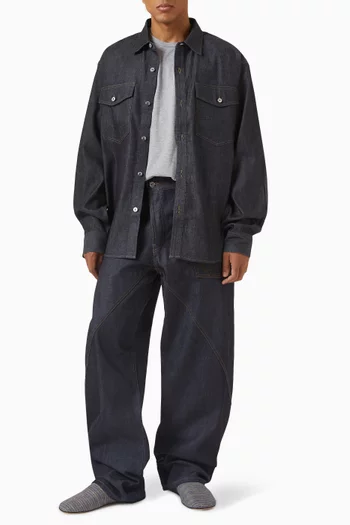 Embroidered Anchor T-shirt in Cotton