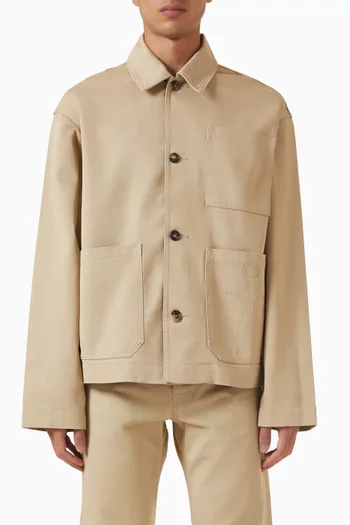Patch Pocket Jacket in Cotton