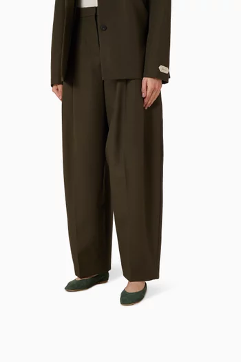 Ballerina Flats in Suede