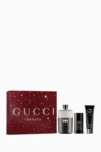 Gucci Guilty Pour Homme Eau de Toilette Trio Gift Set