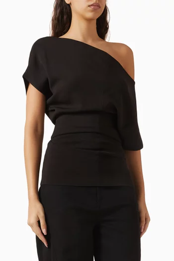 بلوزة افيلين منسوجة