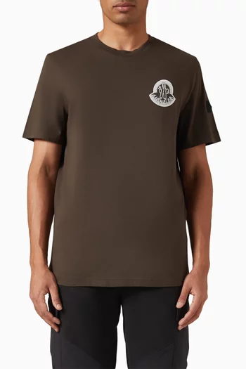 Logo Patch T-shirt in Cotton