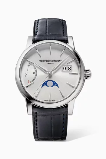 Constant Classic Power Reserve Big Date Watch, 40 mm
