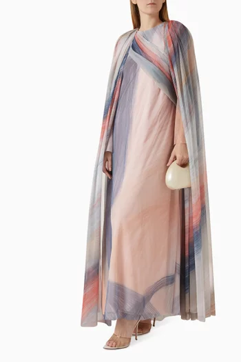 Printed Cape Kaftan