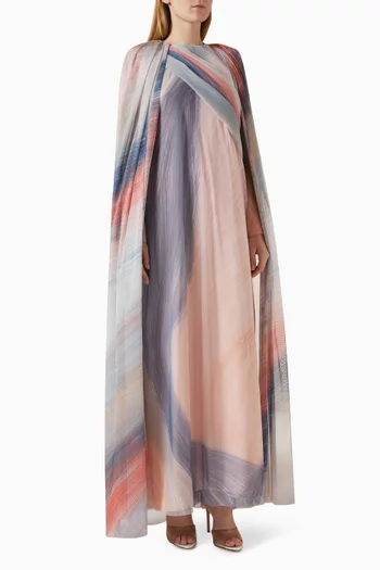Printed Cape Kaftan