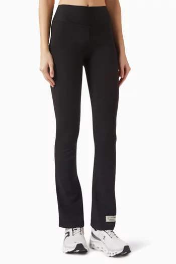 Flared Leggings in Recycled Softskin