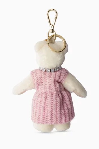 سلسلة مفاتيح بحلية دب