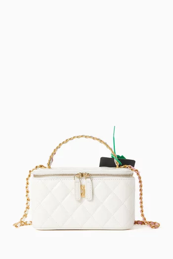 Unused Small Vanity Case Bag in Lambskin