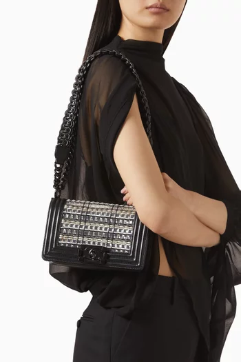 حقيبة بوي جلد