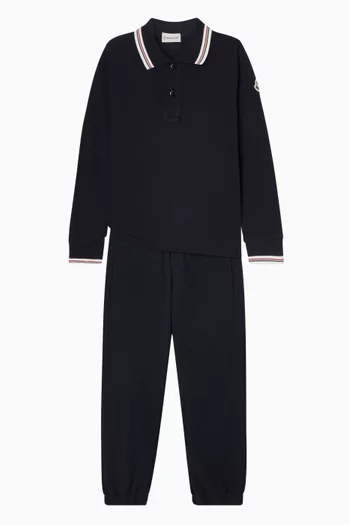 تي شيرت بولو بشعار الماركة قطن بيكيه