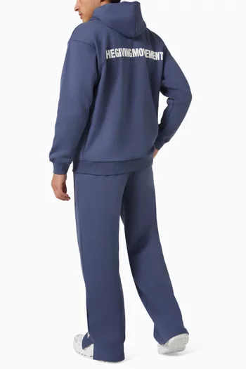 Oversized Logo Hoodie in Cotton