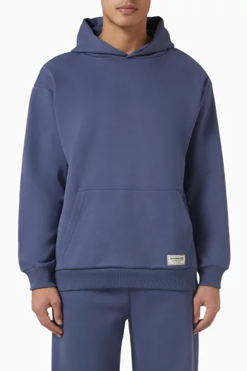 Oversized Logo Hoodie in Cotton