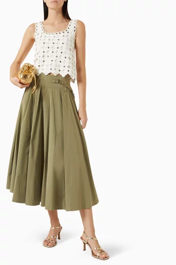 تنورة جيجي متوسطة الطول