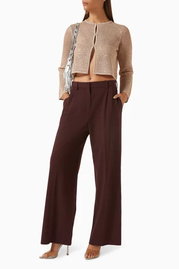 كارديغان موسيليتينك مزين بتطريزات