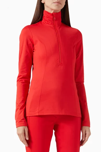 Serena Ski Top in Brushed Jersey