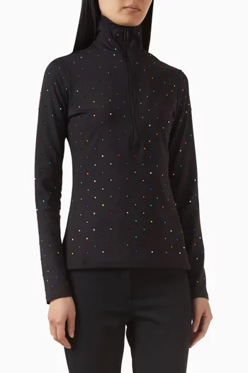 Eclair Crystal Ski Pully in Knit