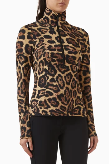 Leona Ski Top in Powerstretch Interlock