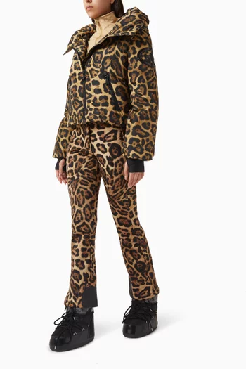 Minou Leopard-print Ski Pants
