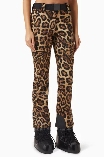Minou Leopard-print Ski Pants