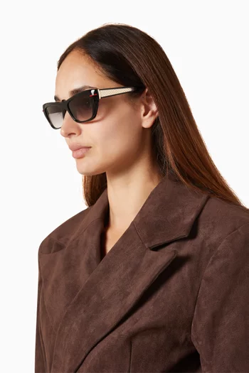 Dolly Cat-eye Sunglasses in Acetate