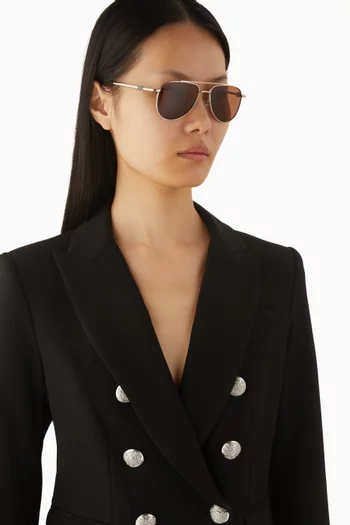 نظارة شمسية آية بإطار بايلوت معدن