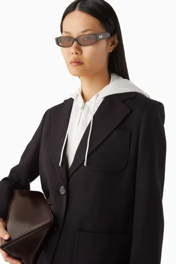 Tala Rectangle Sunglasses in Acetate