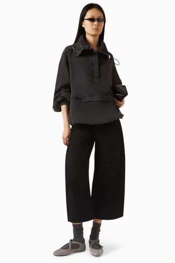 سويت شيرت بقصة واسعة قطن