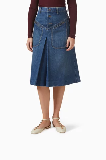 Celeste Ballerina Flats in Shiny Lambskin