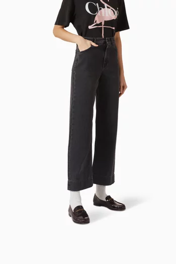 Logo Loafers in Patent Leather