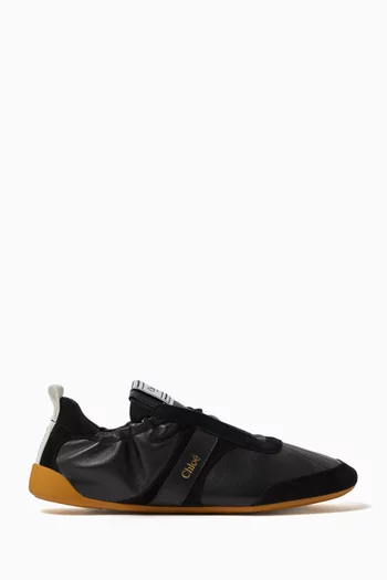 Kick Low-top Sneakers in Calfskin Leather