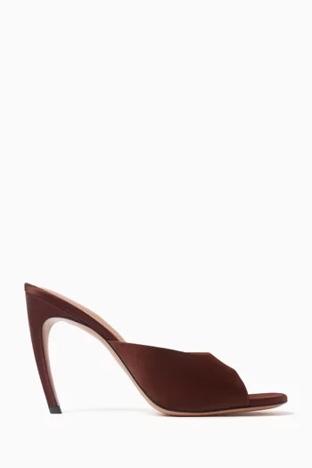 حذاء بيتا مفتوح من الخلف بكعب 95 مم ستان