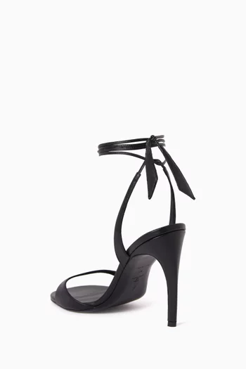 صندل أورا بكعب 95 مم جلد