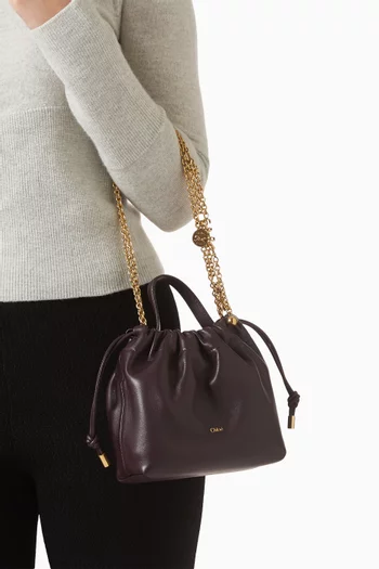 Icons Shoulder Bag in Lambskin Leather