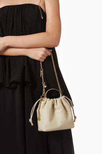 حقيبة كتف ايكونز جلد ماعز