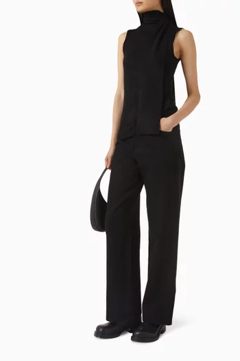 بنطال جينز بقصة ساق مستقيمة دينم