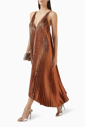 The Muse Pleated Gown