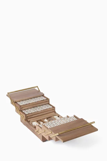 Mahjong Set in Krion® and Brass