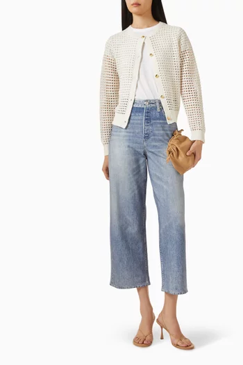 Miramar Andi Wide-leg Pants in Cotton Terry