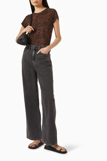 Logan Wide-leg Jeans in Denim