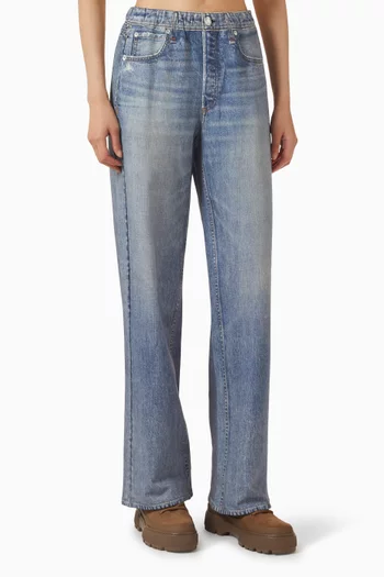 Miramar Wide-leg Pants in Cotton Terry