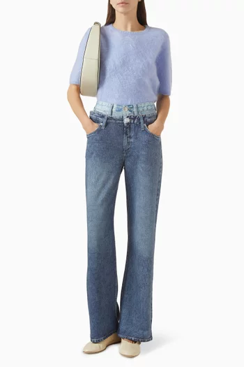 Jada Crewneck Sweater in Brushed Cashmere