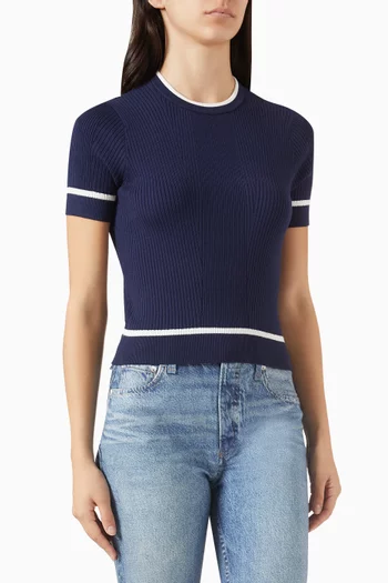 Kassy Sweater in Rib-jersey