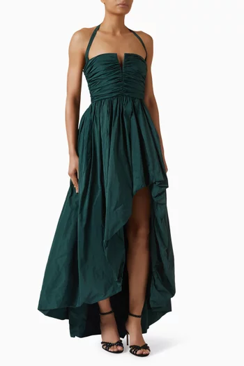 Dash Strapless Dress in Taffeta