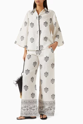 قميص ماغنوليا كتان