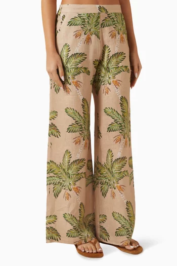 Date Palm Pants in Linen