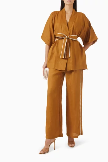 Marigold Pants in Linen