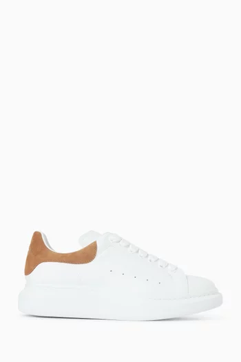Oversized Sneakers in Leather & Suede