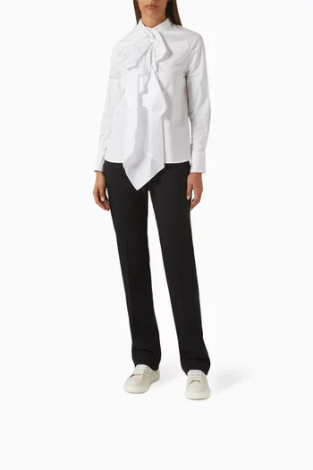 Oversized Sneakers in Leather