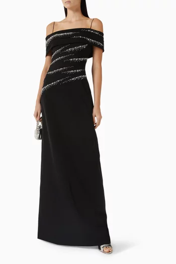 Nadine Gown in Crepe