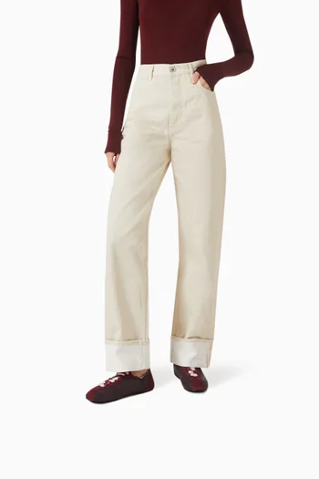 Tennis Low-top Sneakers in Silk